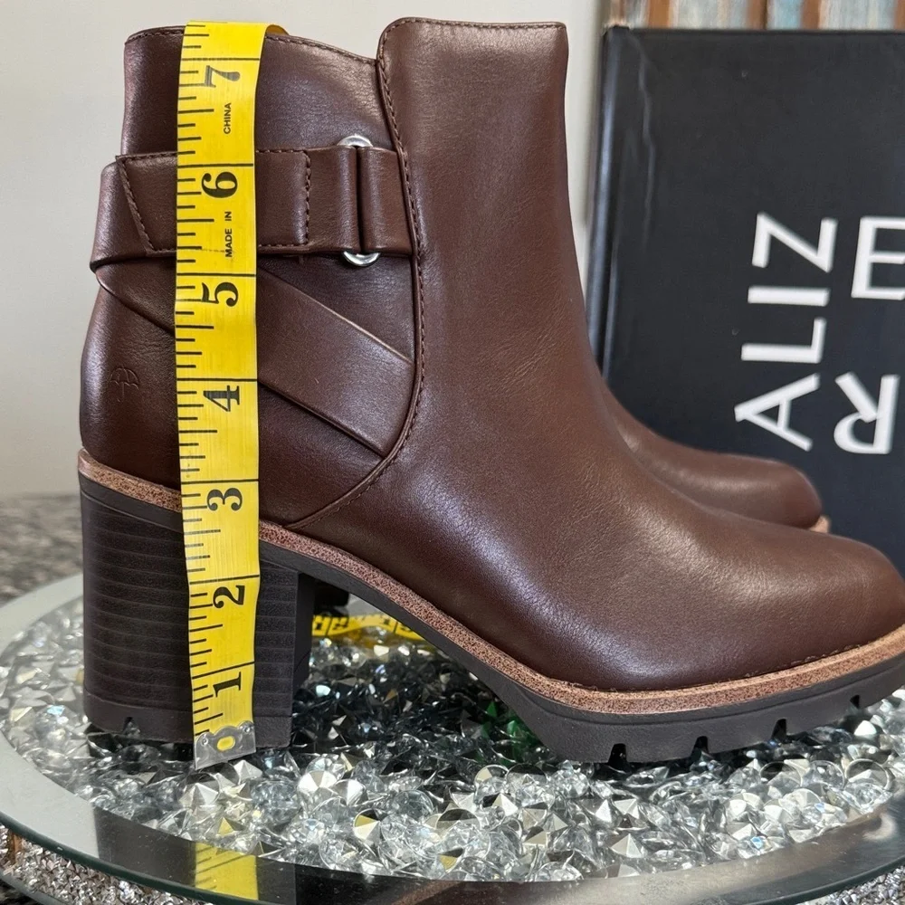 Naturalizer Dark Brown Ankle Booties